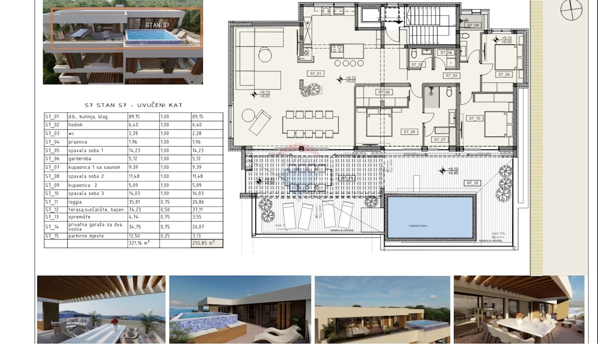 Appartamento Primošten, 255,85m2