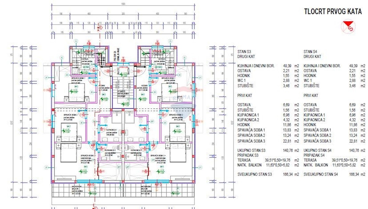 Appartamento Crnica, Šibenik, 192m2