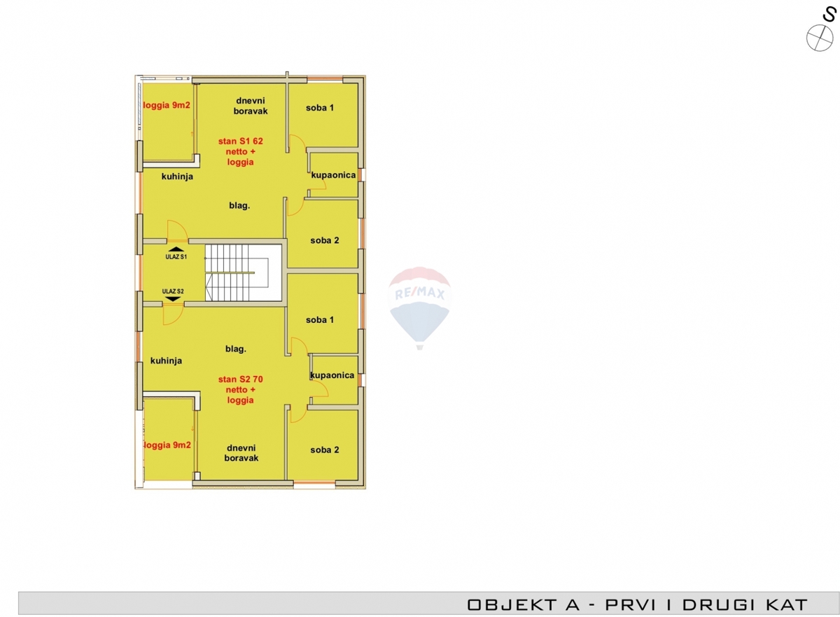Appartamento Donje Ražine, Šibenik, 69m2
