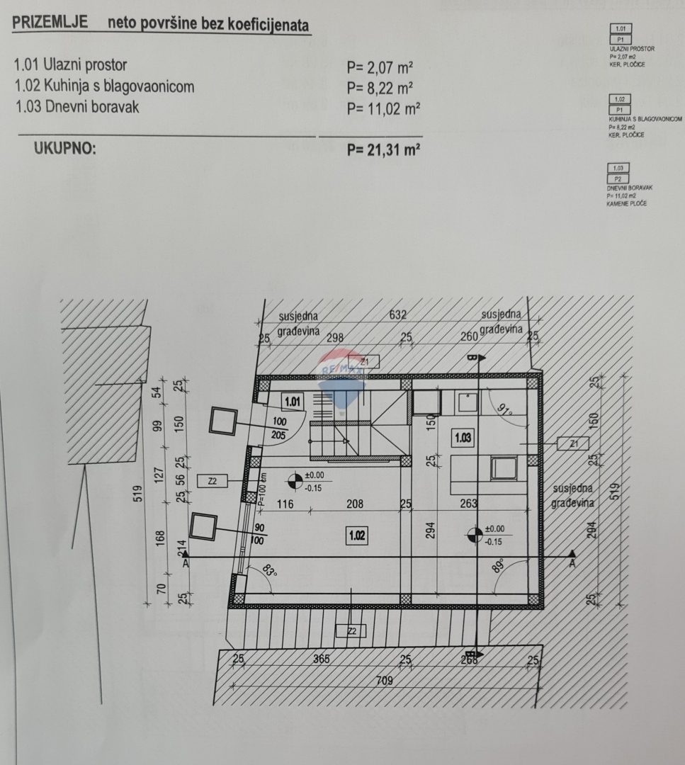 Casa Grad, Šibenik, 72m2