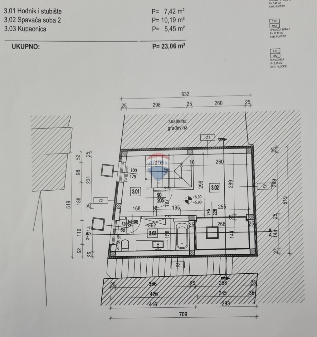 Casa Grad, Šibenik, 72m2