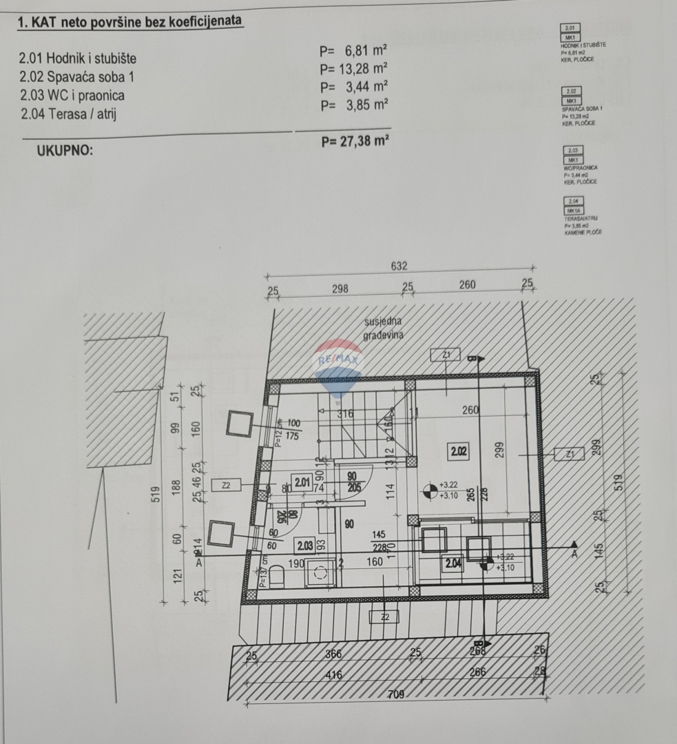 Casa Grad, Šibenik, 72m2