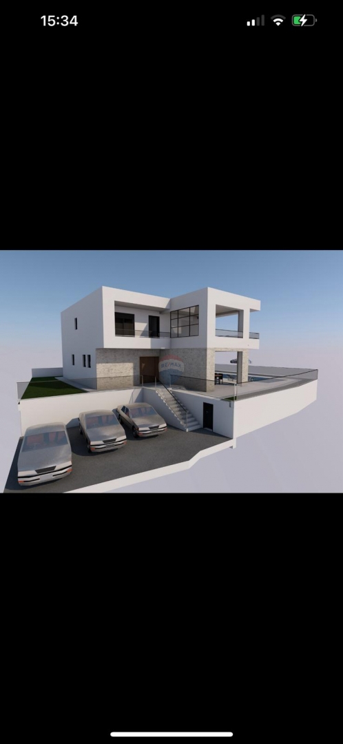 Villa con piscina in costruzione, Stivašnica, Rogoznica