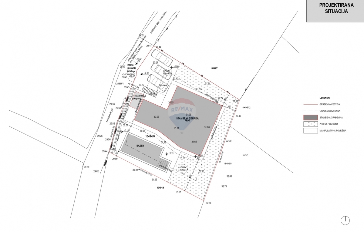 Villa con piscina in costruzione, Stivašnica, Rogoznica