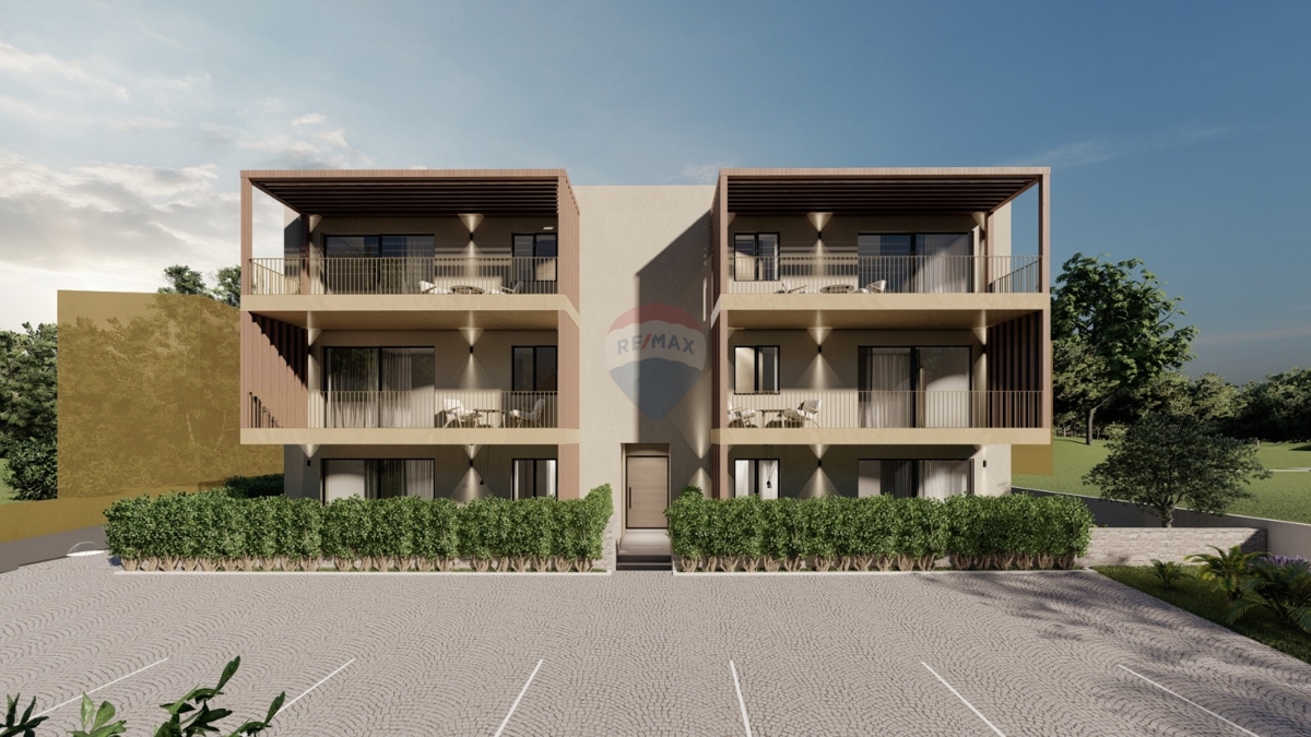 Appartamento con due camere da letto e giardino di 82 m2, Stivašnica