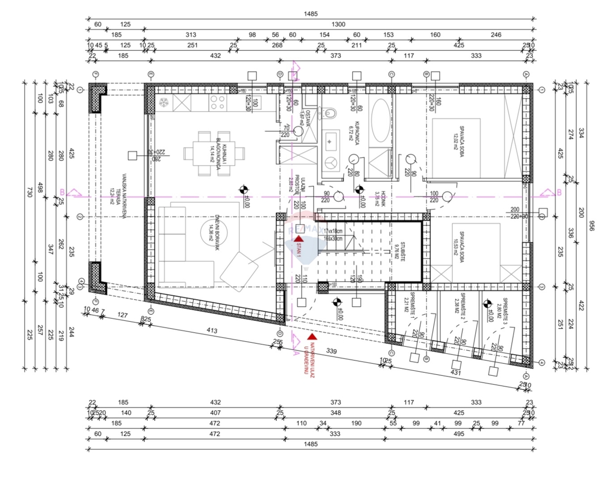 Appartamento Brodarica, Šibenik - Okolica, 87,89m2