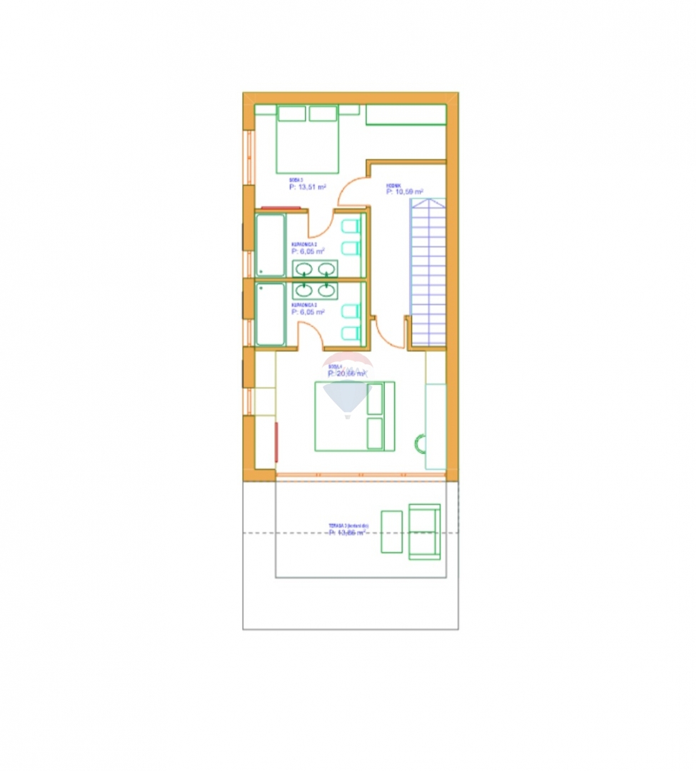 Terreno Ražanj, Rogoznica, 485,77m2
