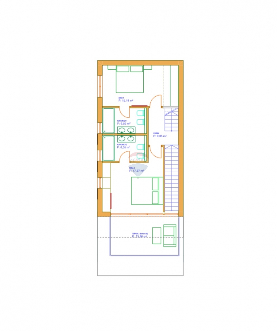 Terreno Ražanj, Rogoznica, 485,77m2