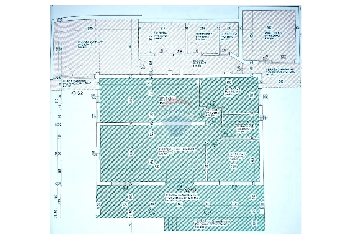 Trilocale + appartamento a Tisno con vista mare - 100m dal mare