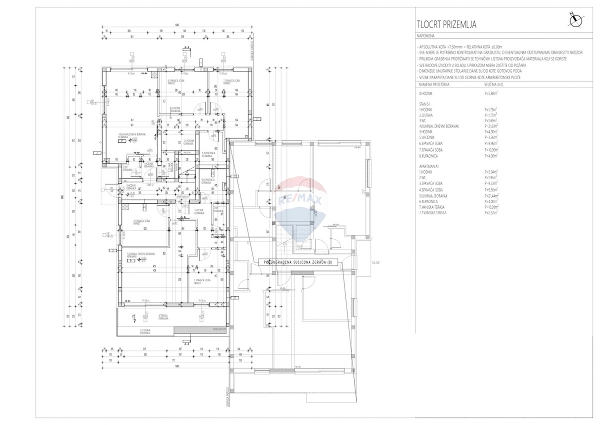 Appartamento Brodarica, Šibenik - Okolica, 93,56m2