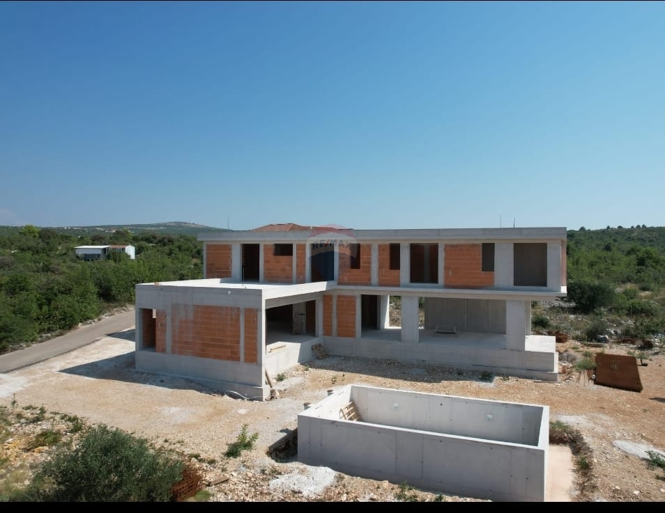 Villa in costruzione, Supljak, Primošten