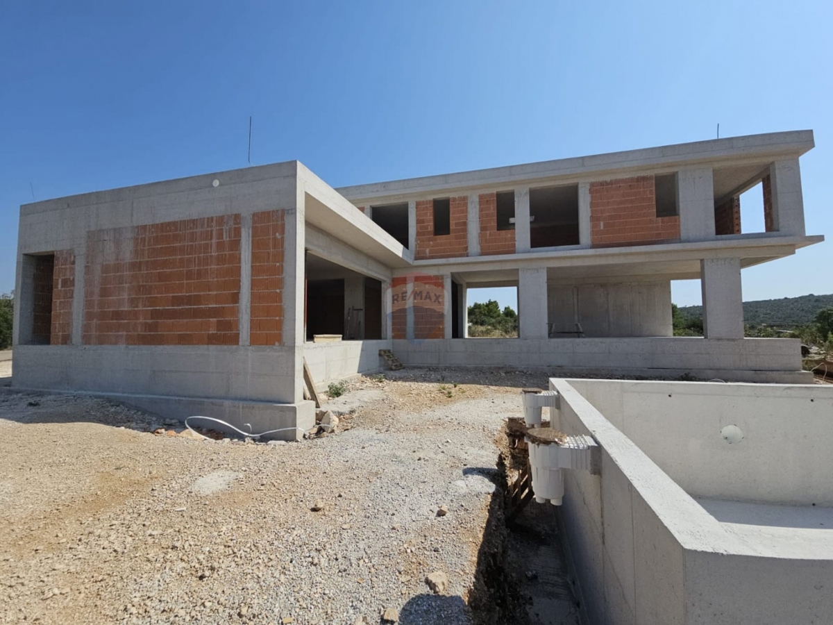 Villa in costruzione, Supljak, Primošten