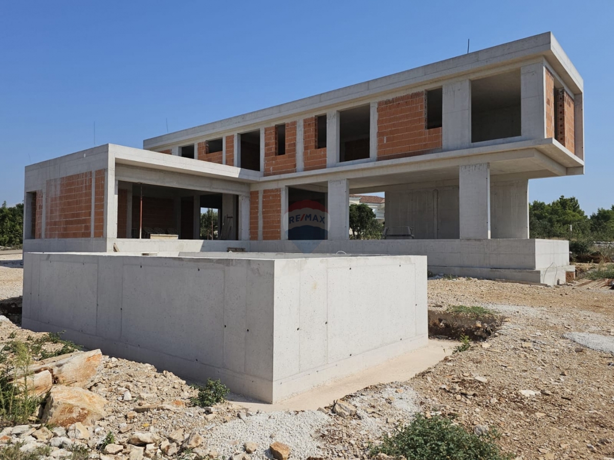 Villa in costruzione, Supljak, Primošten