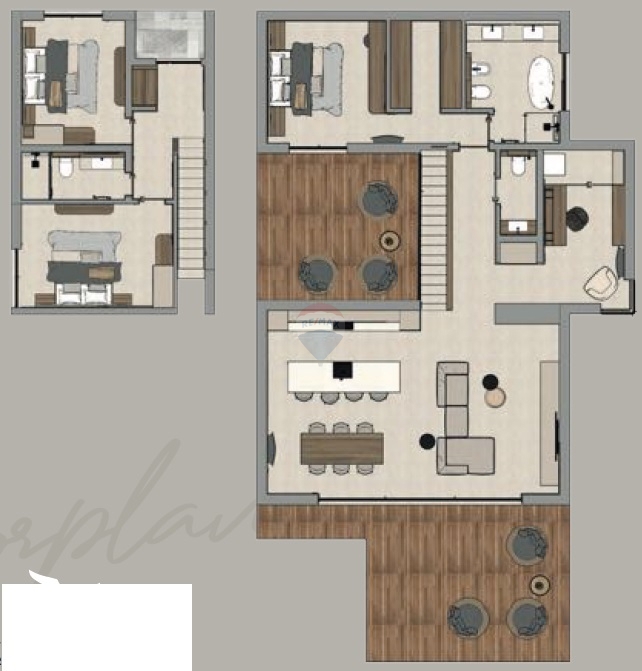 Attico duplex di lusso con splendida vista, Rogoznica