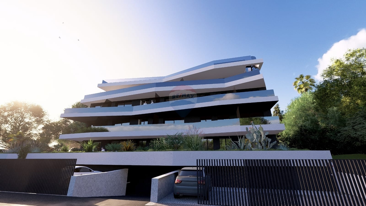 Attico con vista panoramica e terrazza sul tetto, nuova costruzione (D1) - Primošten