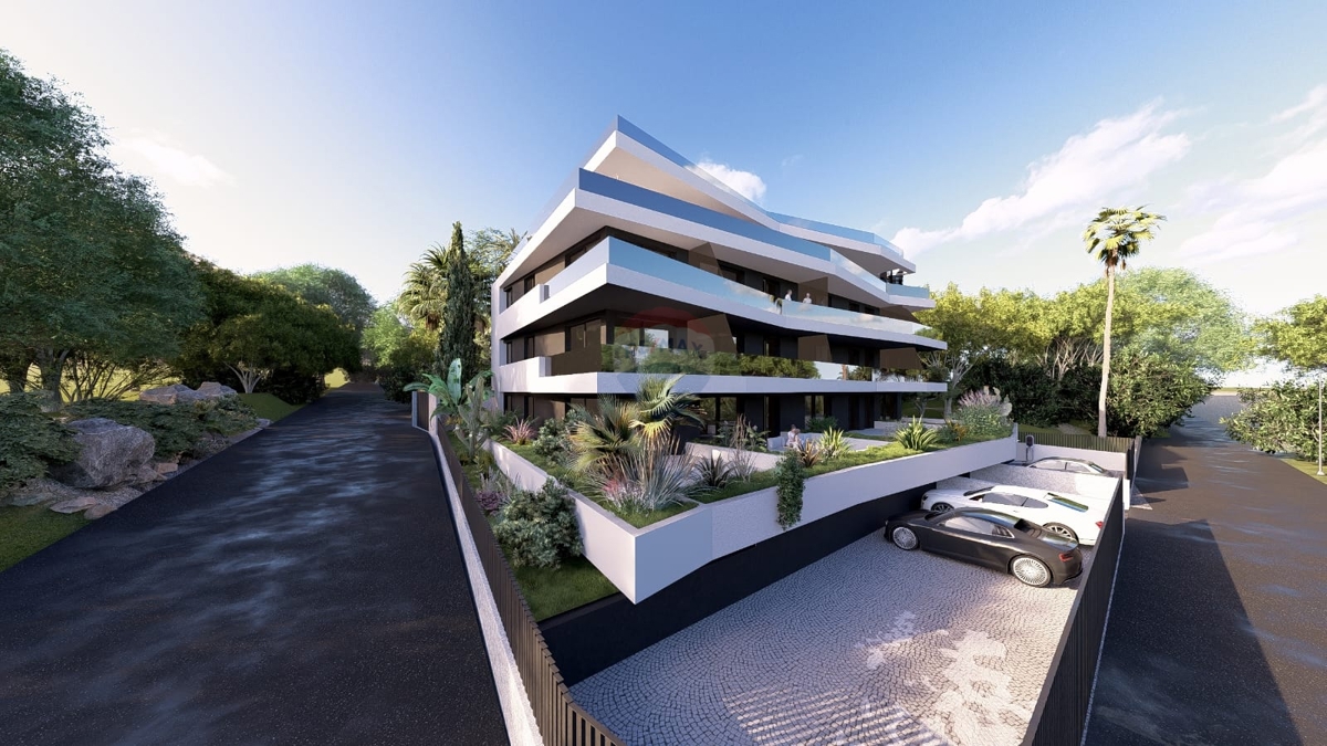 Attico con vista panoramica e terrazza sul tetto, nuova costruzione (D1) - Primošten