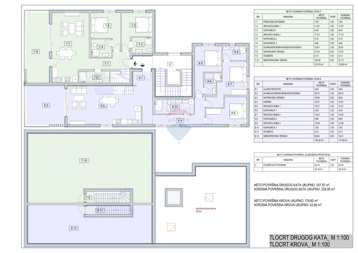 Appartamento Srima, Vodice, 144,69m2