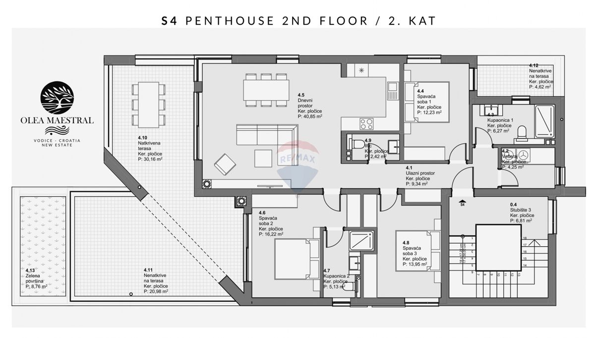 Appartamento Vodice, 143,31m2