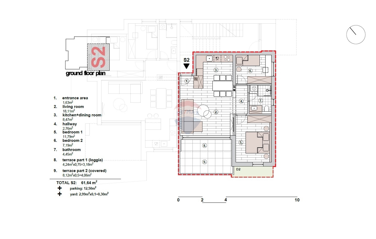 Appartamento di lusso con una splendida vista (S2), Primošten