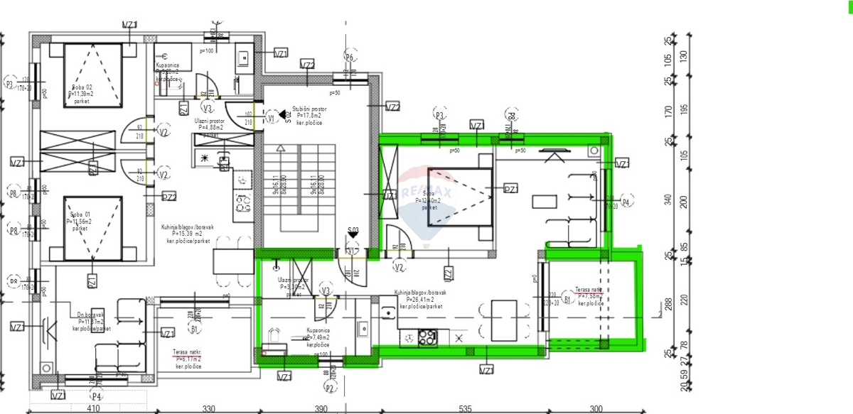 Appartamento Brodarica, Šibenik - Okolica, 62,87m2