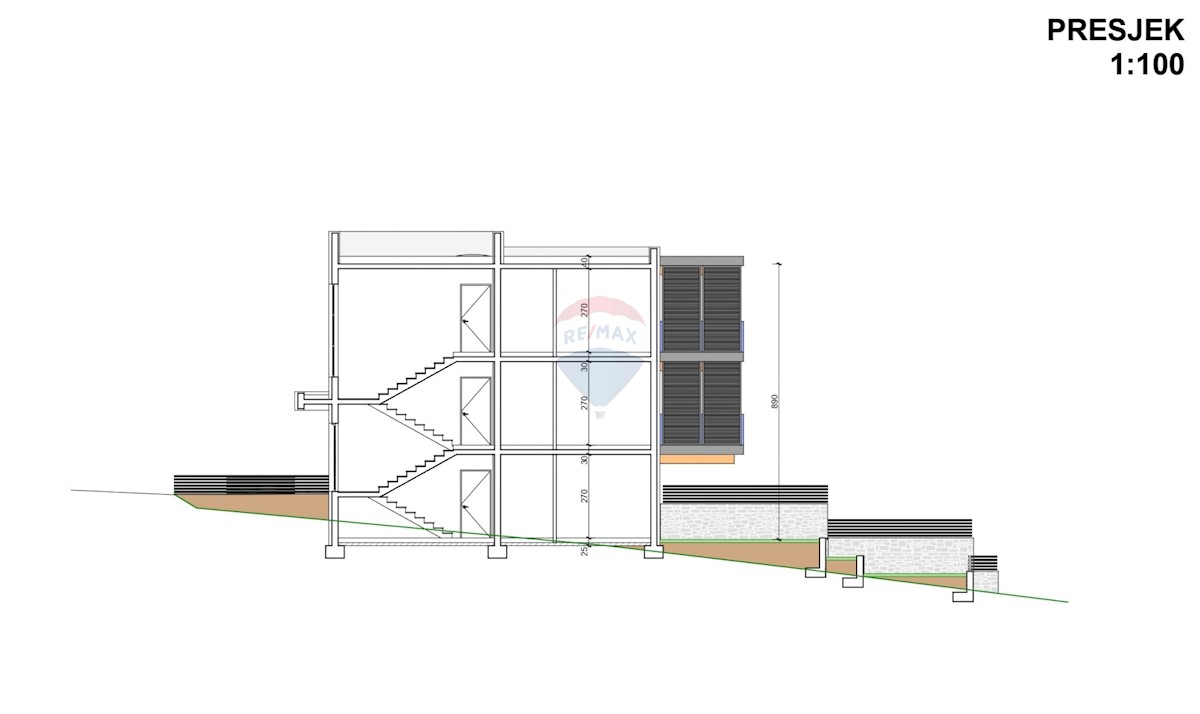 Appartamento di nuova costruzione 70,42m2, 1° piano-Rogoznica