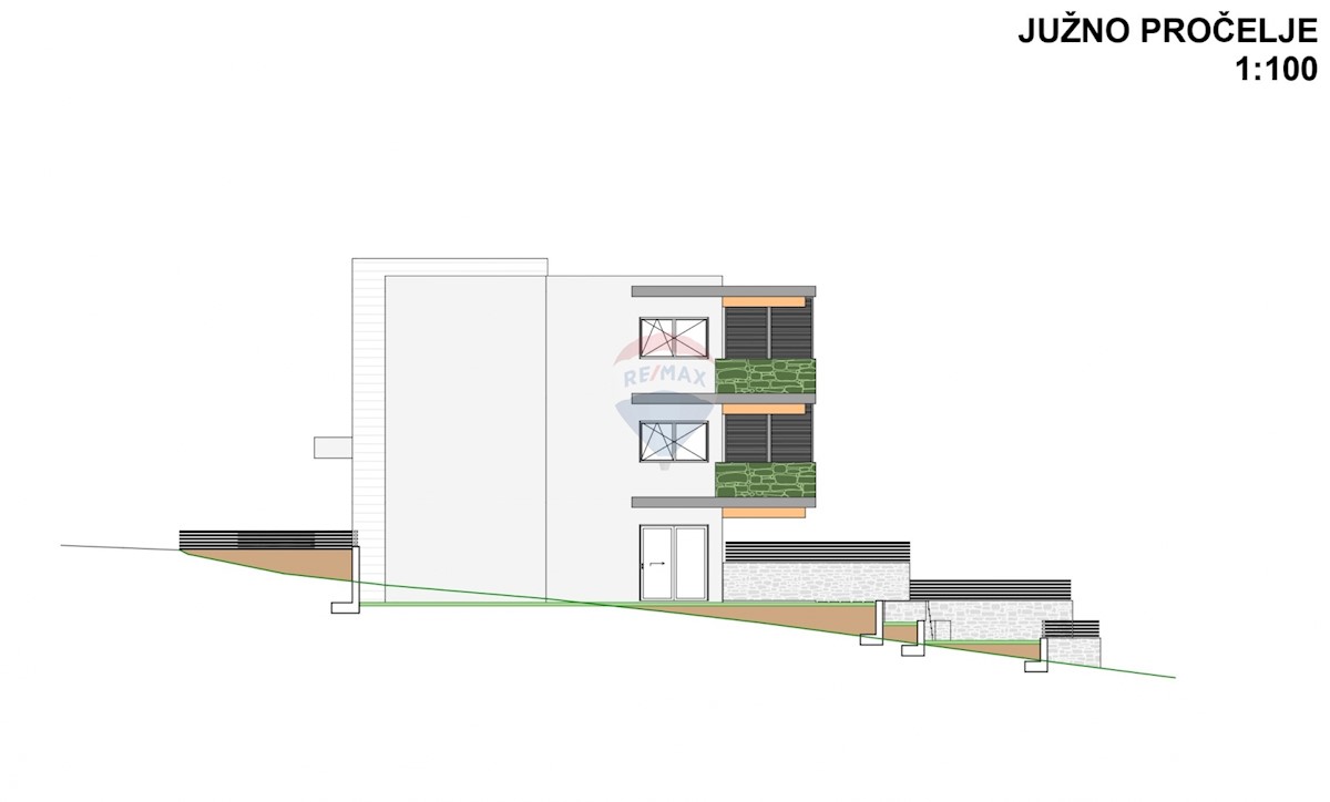 Appartamento di nuova costruzione 70,42m2, 1° piano-Rogoznica