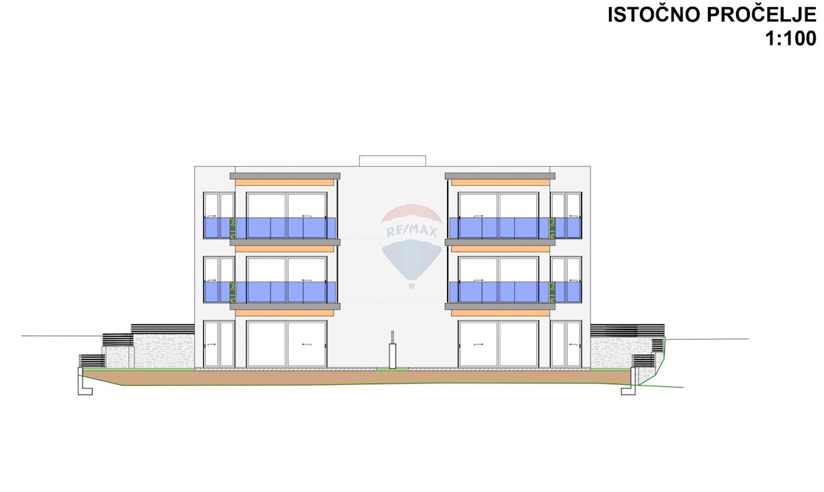 Appartamento di nuova costruzione 70,42m2, 1° piano-Rogoznica