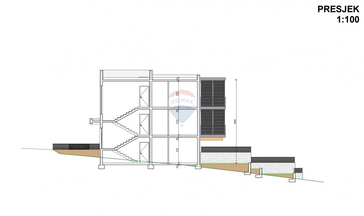 Appartamento di nuova costruzione 75,6m2, 1° piano-Rogoznica