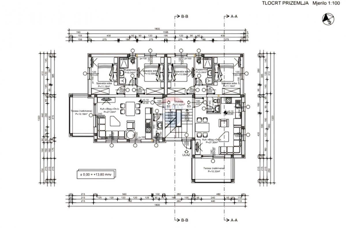 Appartamento Rogoznica, 66,42m2