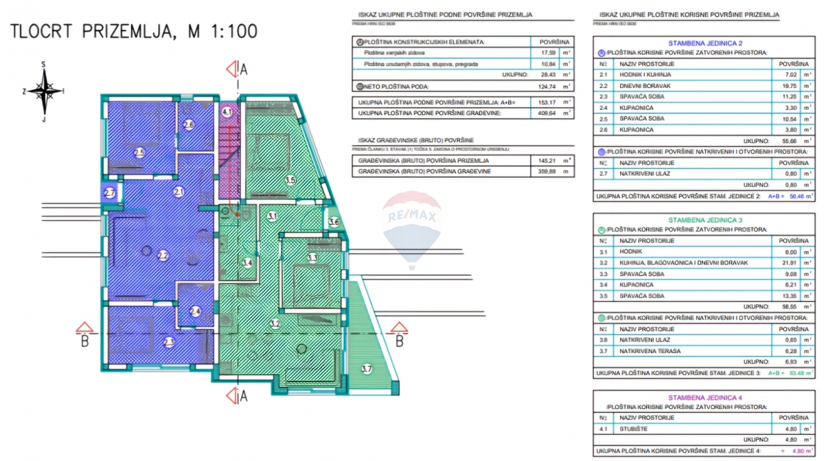 Appartamento Vodice, 112,22m2