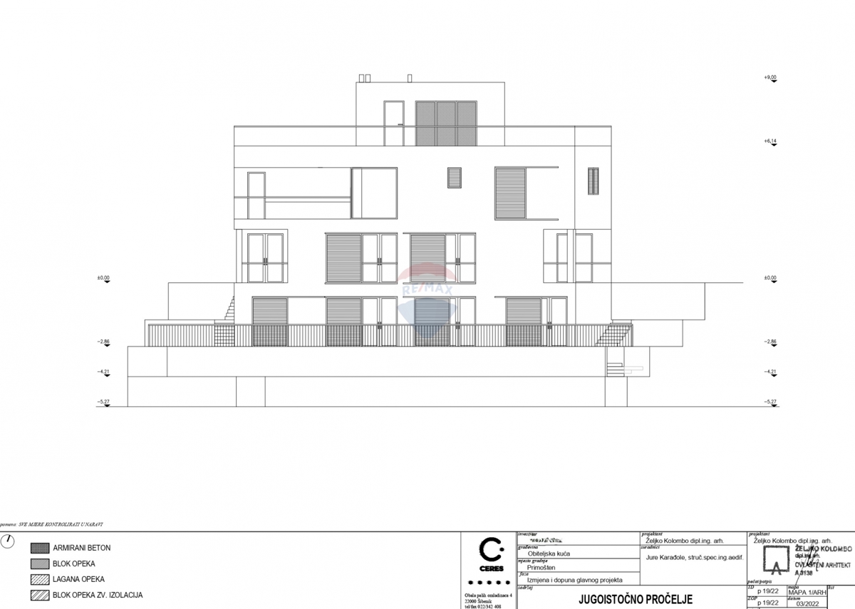 Appartamento con tre camere da letto in un nuovo edificio, Primošten