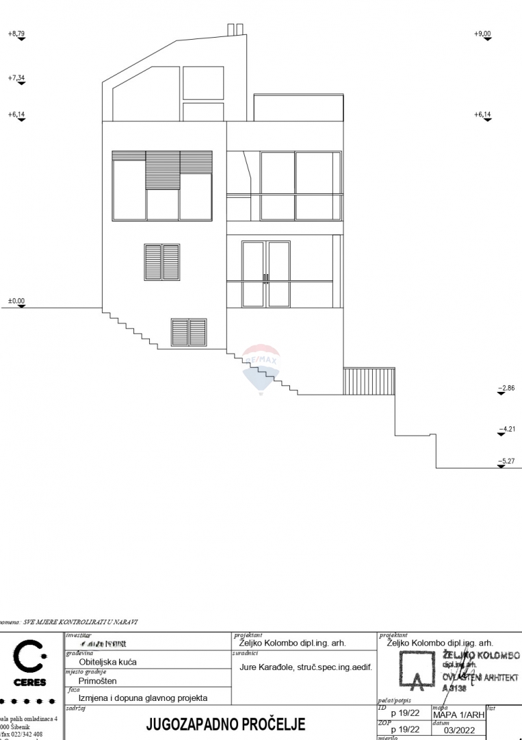 Appartamento con tre camere da letto in un nuovo edificio, Primošten