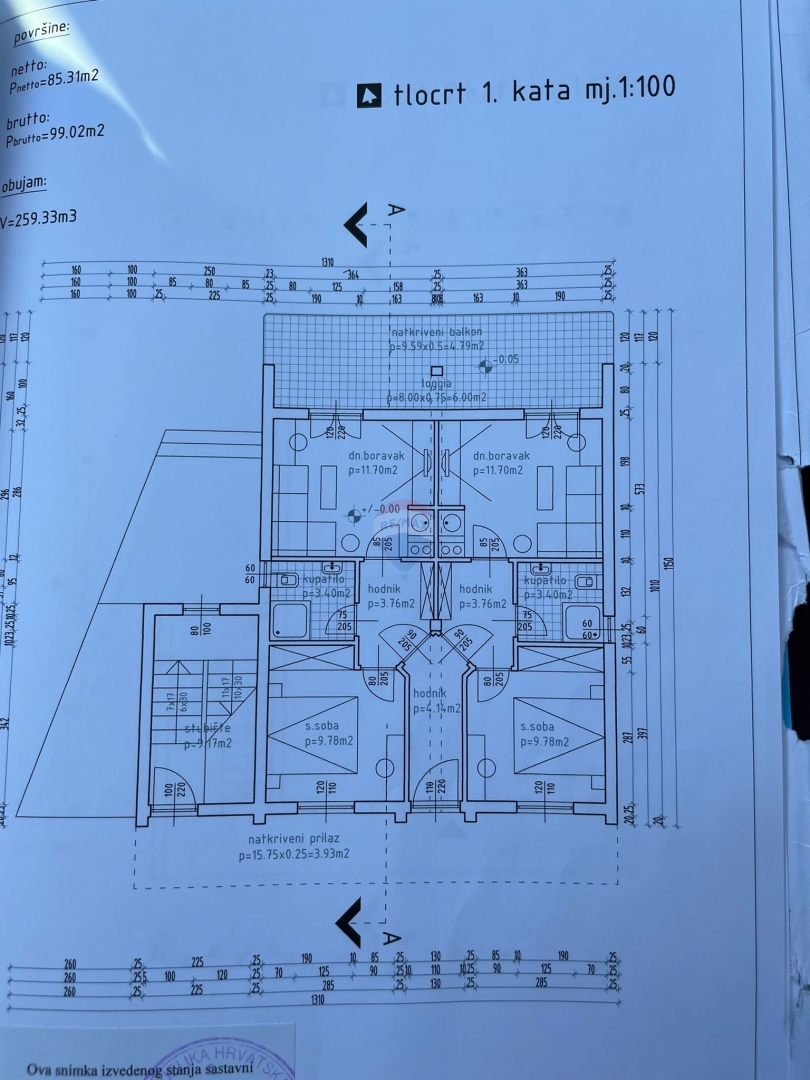 Prima fila al mare, Casa con 6 appartamenti, Kalebova Luka - Rogoznica