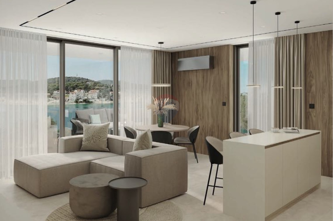 Lussuoso appartamento al piano terra con piscina, Rogoznica