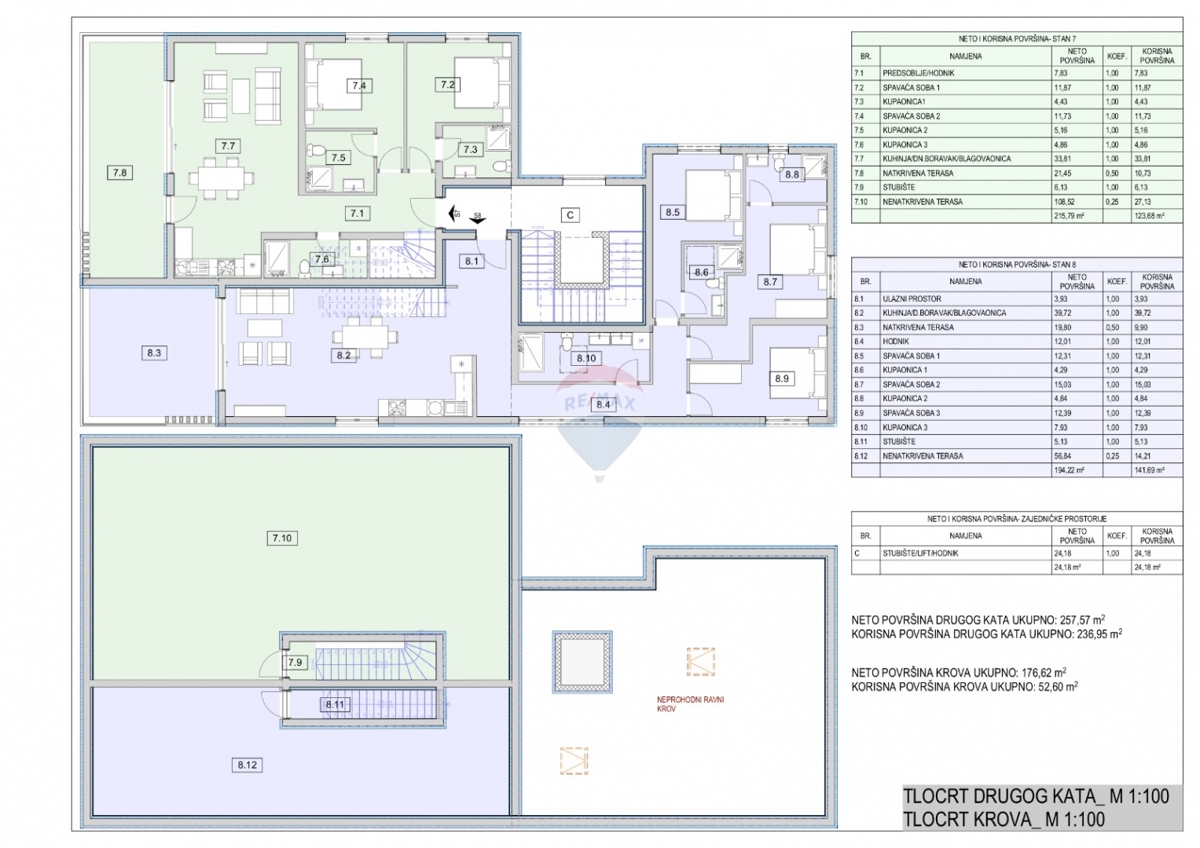 Appartamento Srima, Vodice, 126,68m2