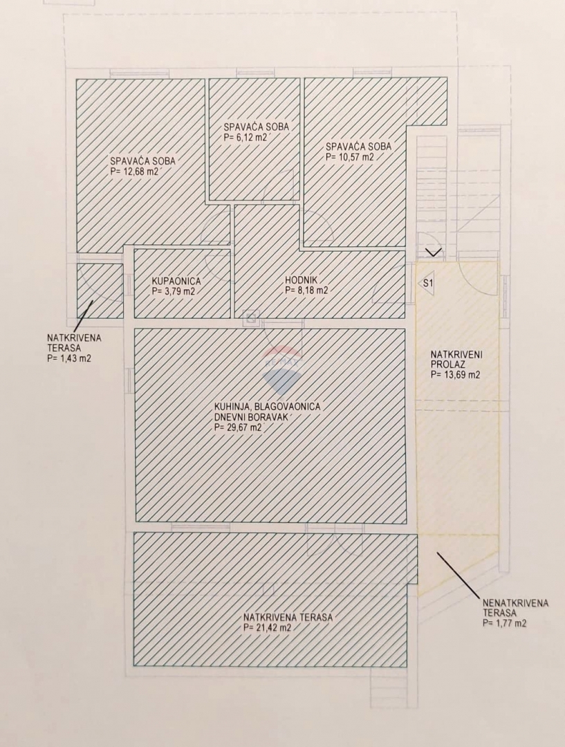 Appartamento Srima, Vodice, 99m2