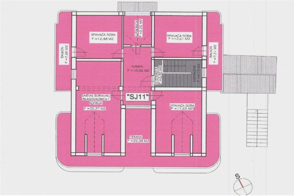 Appartamento Podsolarsko, Šibenik - Okolica, 822m2