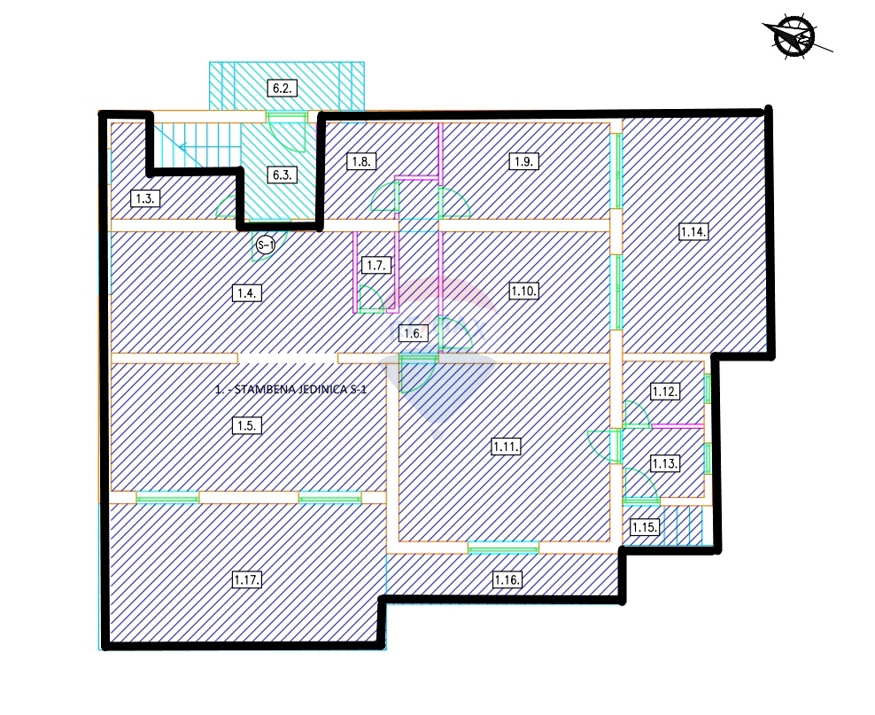 Appartamento Vodice, 142m2