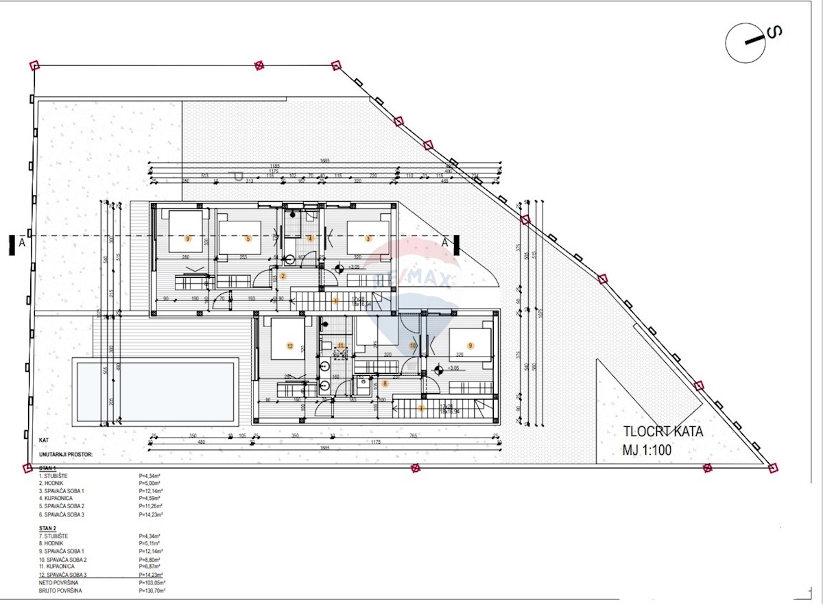 Casa Pirovac, 99,40m2