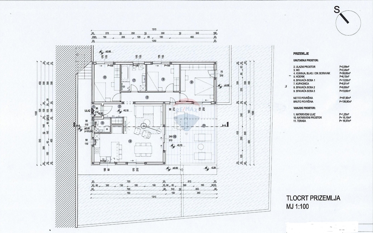 Casa Bilice, Šibenik - Okolica, 107m2