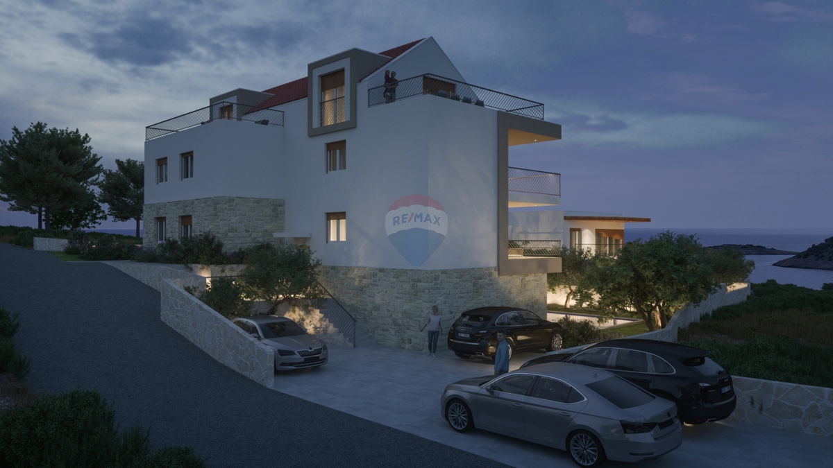 Appartamento di lusso 63,6 m2, 1° piano - Stivašnica, Rogoznica