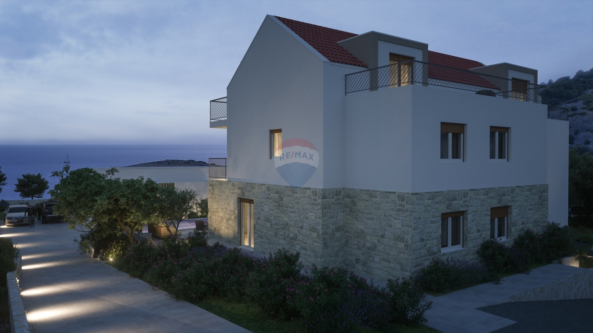 Appartamento di lusso 63,6 m2, 1° piano - Stivašnica, Rogoznica