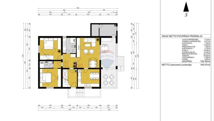 Casa Čista Mala, Vodice, 245m2