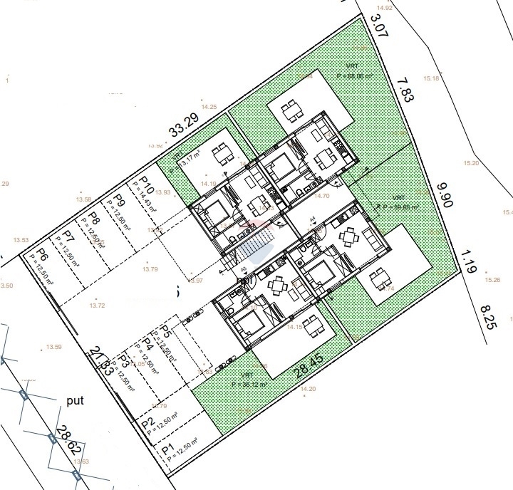 Appartamento Brodarica, Šibenik - Okolica, 70,37m2