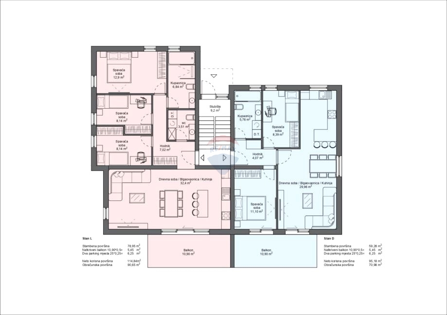 Appartamento Meterize, Šibenik, 70,98m2