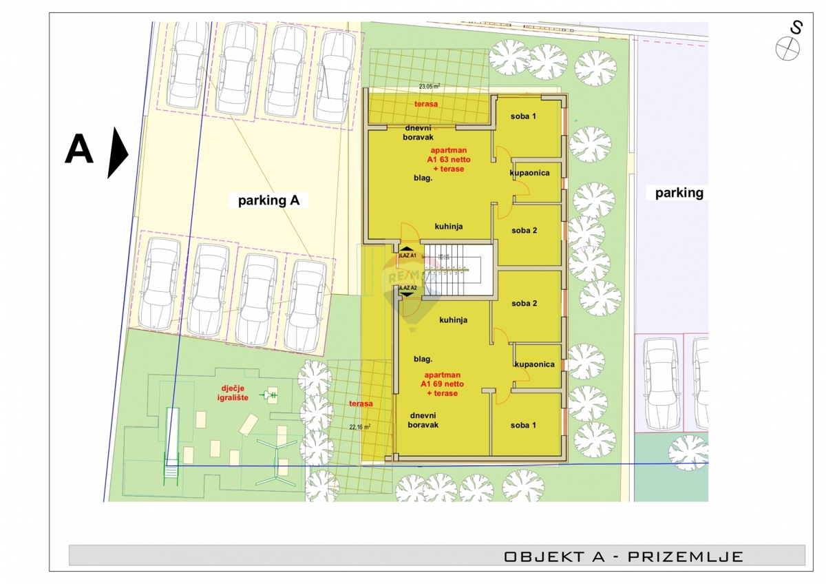 Appartamento Donje Ražine, Šibenik, 75m2