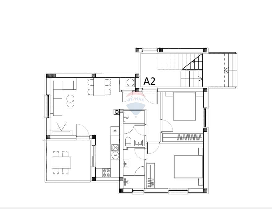 Appartamento Brodarica, Šibenik - Okolica, 76,17m2