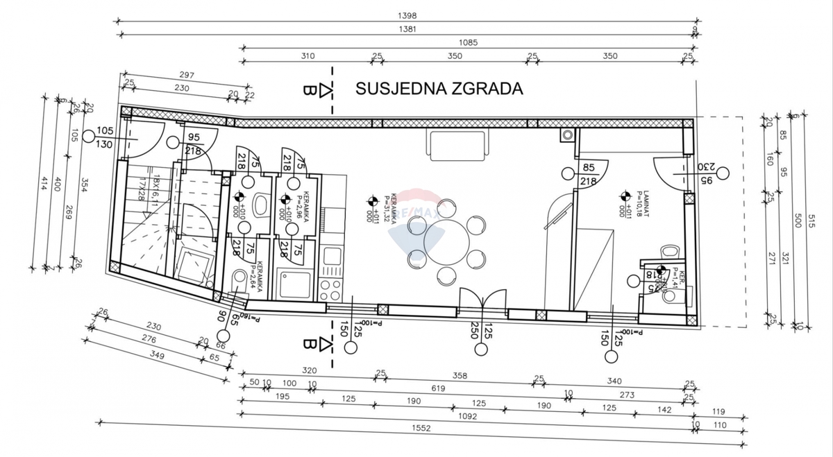 Appartamento Tisno, 69m2