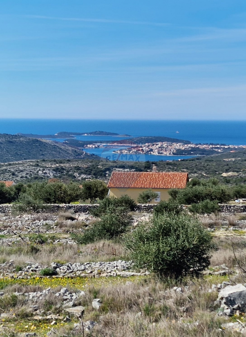 Terreno agricolo con vista mare