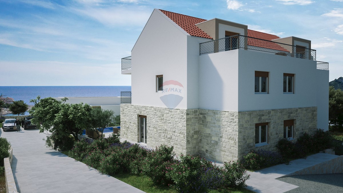 Appartamento di lusso 72,6 m2, 1° piano - Stivašnica, Rogoznica